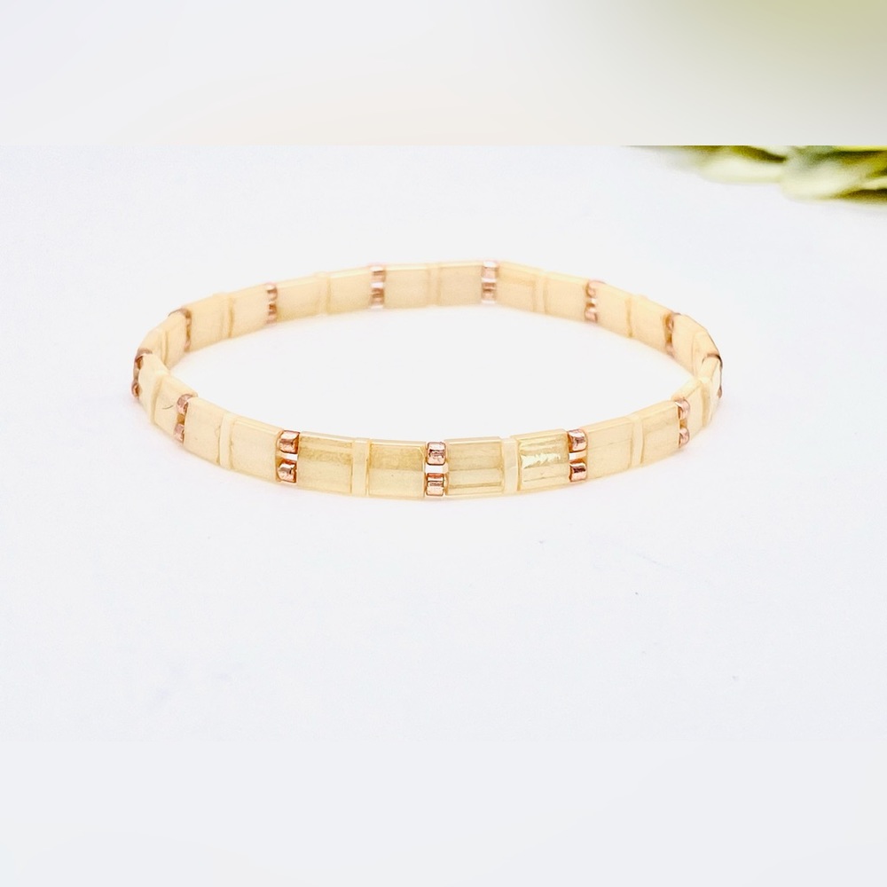 Miyuki Tila Bead Bracelet
